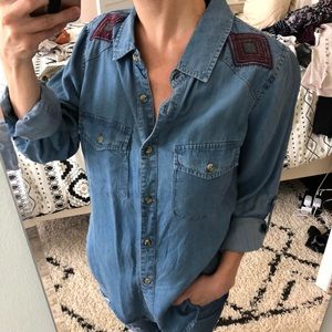 Chambray button down